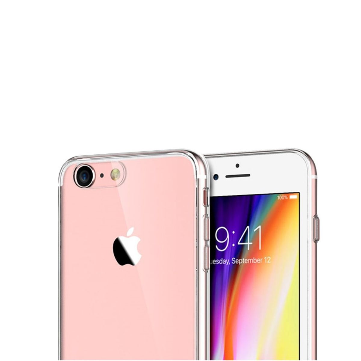 AppleIphone8TransparentCaseHulleSilikon AppleIphone8TransparentCaseHulleSilikon