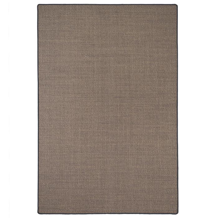 Tapis Astra En Sisal Tiss En Fibres Naturelles Couleur Stone Gris