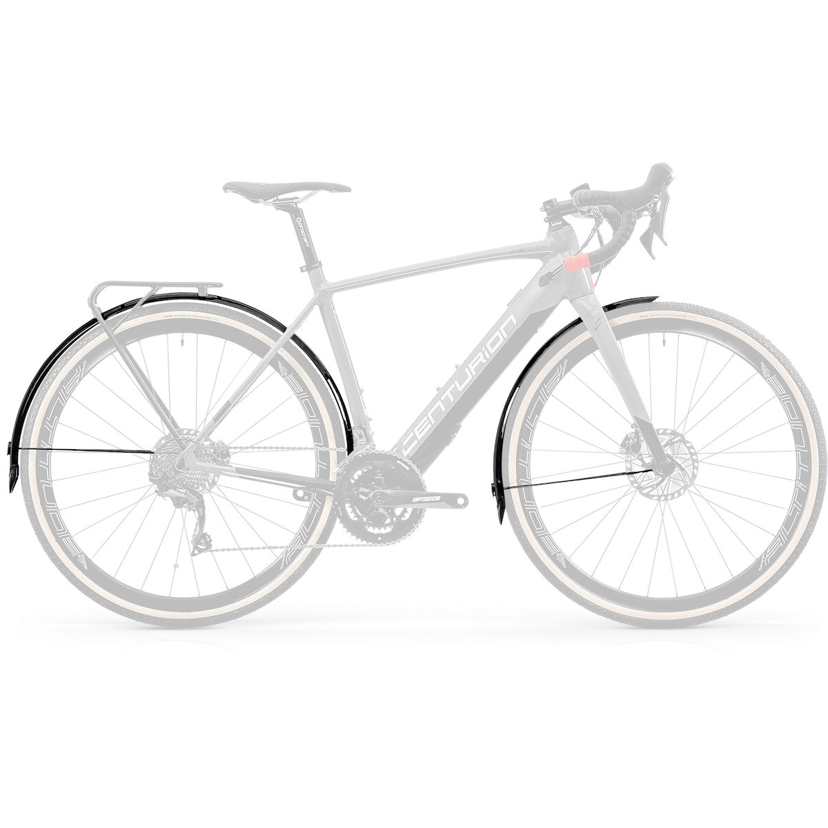 CENTURION Nachrst-Schutzblech Crossfire Gravel / Speeddrive / Overdrive VR  fr Aluminium-Gabel | Nubuk Bikes