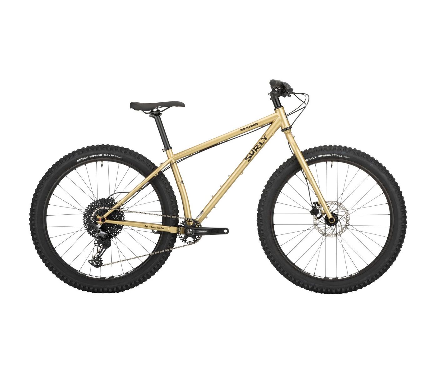 自転車本体 Surly KarateMonkey 27.5 Surly Karate Monkey MTB Komplettrad, 27.5+, XS, fools gold | Nubuk