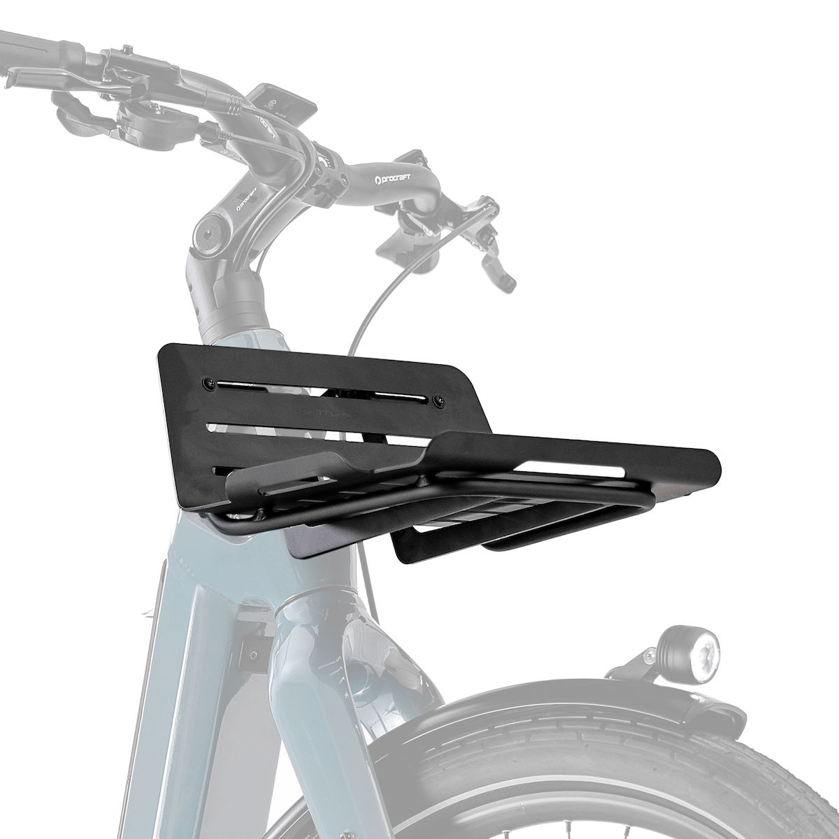 Centurion Gepcktrger E-Trekking Front schwarz | Nubuk Bikes