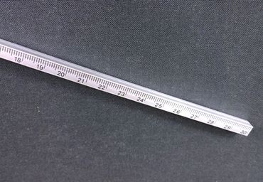 Steel Ruler School Office 20cm Metal Drawing Measuring 1 Pieces