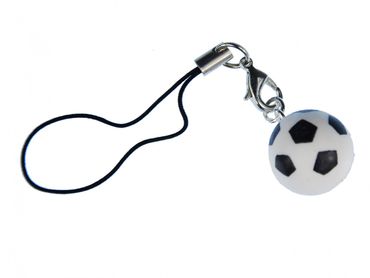 Paket Fussball Kugel Handyanhanger Miniblings Handyschmuck Wm Fussball 3d Kugel Weiss Em Miniblings De