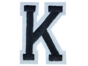 Buchstaben Initialen Alphabet Abc Bugelbild Patch Miniblings 5cm Buchstabe K Miniblings De