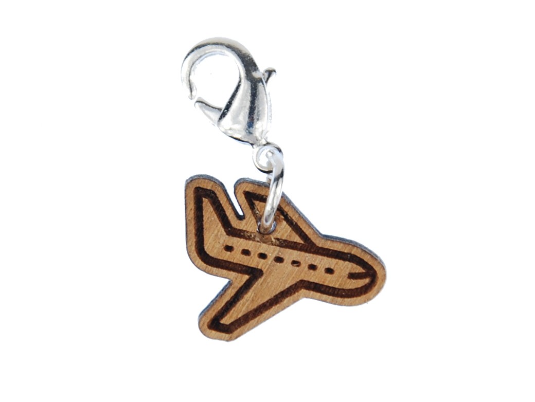 [Bundle] Airplane Charm Pendant Zipper Pull Miniblings Plane Jet Airbus