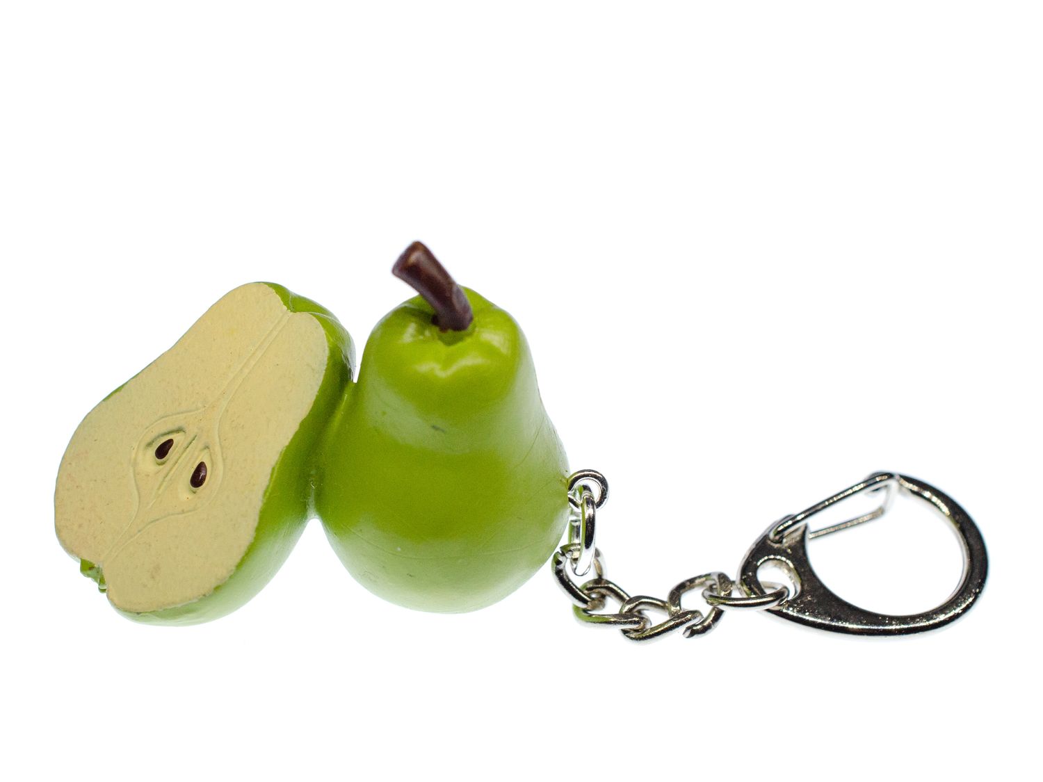Birne Schlüsselanhänger Obst Vitamine Gesund Frucht Miniblings Anhänger  Grün 