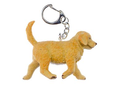 golden retriever key ring