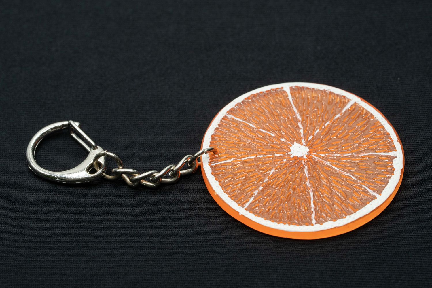 Orangenscheibe Schlüsselanhänger Miniblings Anhänger Orange Frucht Obst  Scheibe