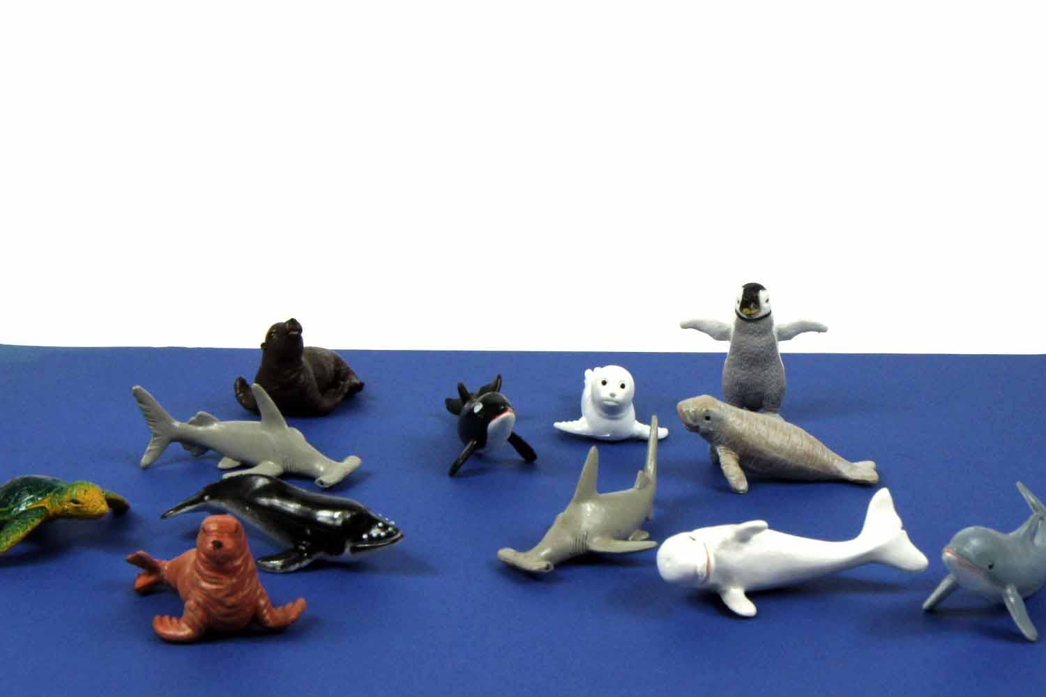  Miniblings 10X Fish Figurines Animal Figure Aquarium Sea Ocean  Clownfish Pet : Pet Supplies