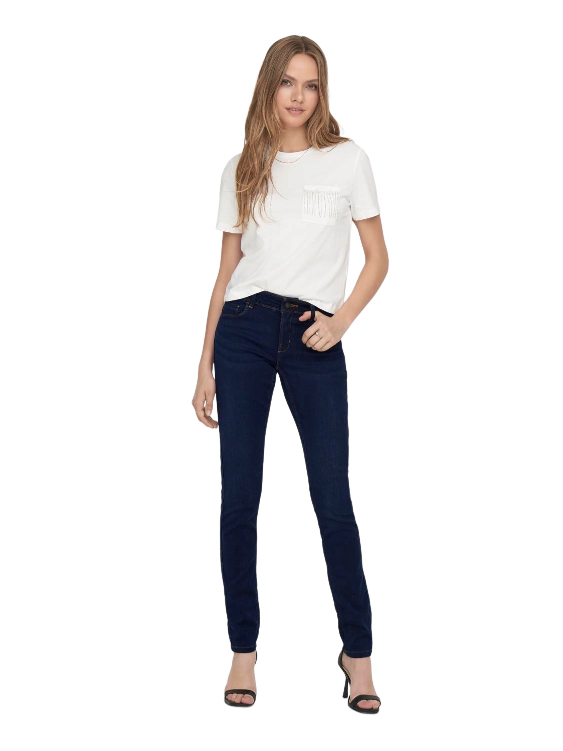 Only Damen Jeans Ultimate Skinny - Slim Fit - Black günstig online kaufen