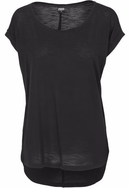 Urban Classics Ladies Long Back Shaped Slub T-Shirt Urban Classics Ladies Long Back Shaped Slub T-Shirt