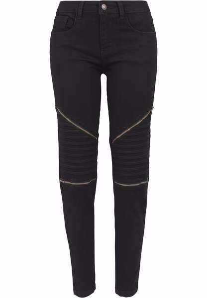 Urban Classics Ladies Stretch Damen Bikerhose - Skinny Fit Urban Classics Ladies Stretch Damen Bikerhose - Skinny Fit