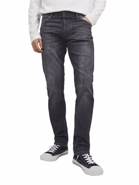 Jack & Jones Herren Jeans JJIGLENN JJFOX BL 655 50SPS - Slim Fit - Schwarz - Black Denim Jack & Jones Herren Jeans JJIGLENN JJFOX BL 655 50SPS - Slim Fit - Schwarz - Black Denim