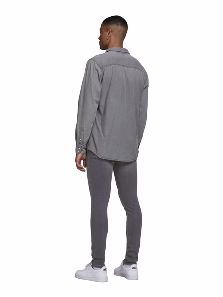 Jack & Jones Herren Jeans JJILIAM JJORIGINAL AM 010 LID - Skinny Fit - Grau - Grey Denim Jack & Jones Herren Jeans JJILIAM JJORIGINAL AM 010 LID - Skinny Fit - Grau - Grey Denim