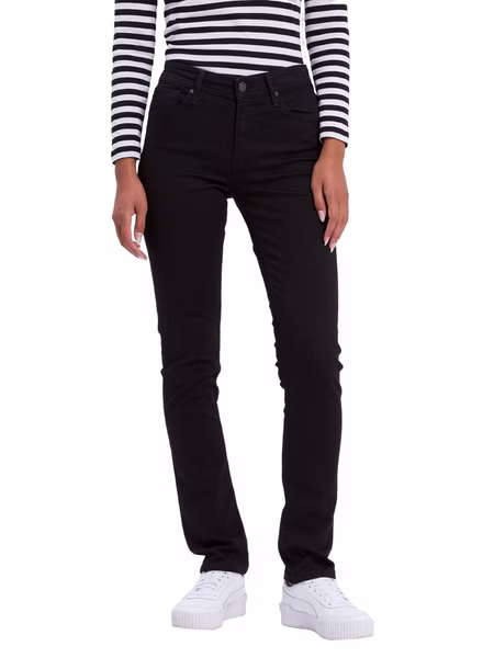 Cross Jeans Damen Jeans Anya - Slim Fit - Schwarz - Black Cross Jeans Damen Jeans Anya - Slim Fit - Schwarz - Black