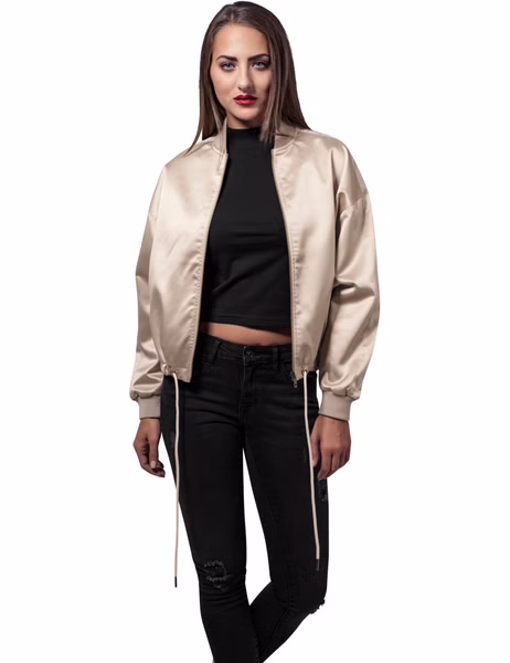 Urban Classics Damen Satin Kimono Blouson Urban Classics Damen Satin Kimono Blouson