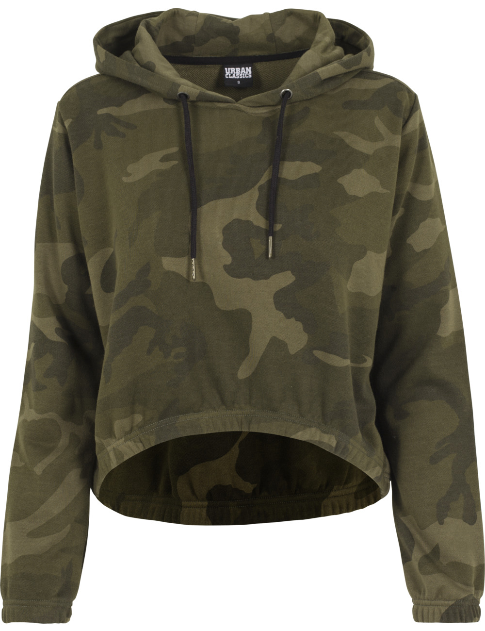 Urban Classics Damen Camo Cropped Hoody