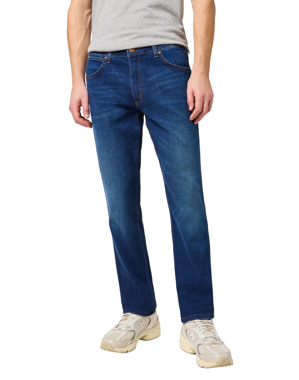 Thumbnail - Wrangler Herren Jeans Greensboro - Regular Fit - Blau - For Real