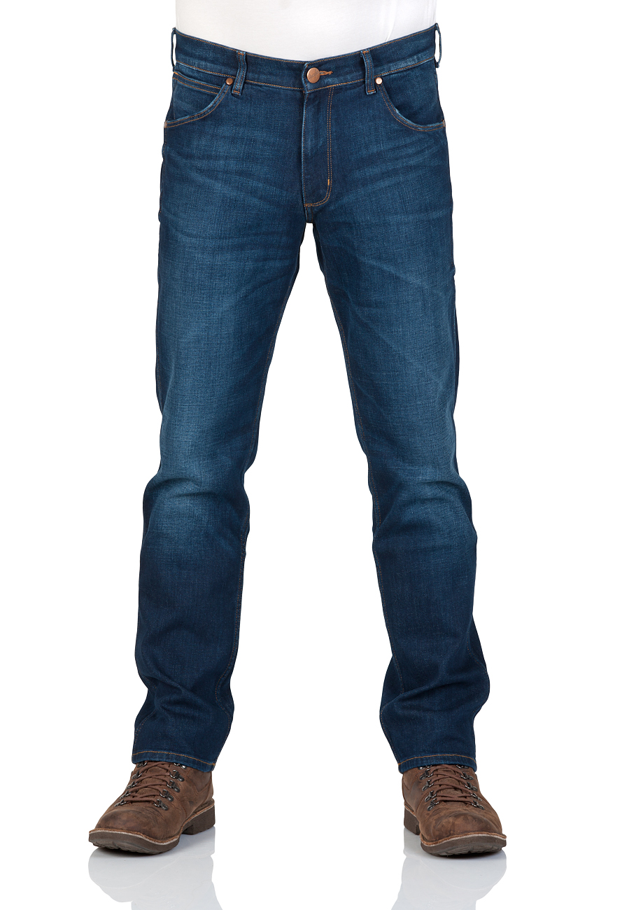 Wrangler Herren Jeans Greensboro - Regular Fit - Blau - For Real