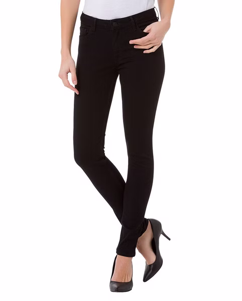 Cross Jeans Damen Jeans Alan - Skinny Fit - Schwarz - Black Cross Jeans Damen Jeans Alan - Skinny Fit - Schwarz - Black