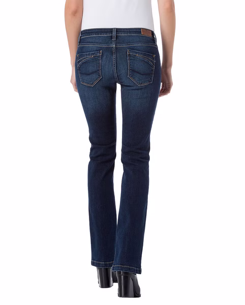 Cross Jeans Damen Jeans Lauren - Regular Fit - Bootcut - Blau - Deep Blue Cross Jeans Damen Jeans Lauren - Regular Fit - Bootcut - Blau - Deep Blue