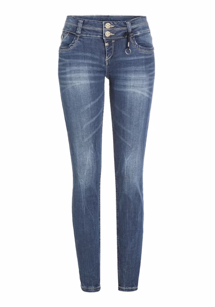 TIMEZONE Damen Jeans EnyaTZ Superstretch - Slim Fit  - Blau - Blue Royal Wash TIMEZONE Damen Jeans EnyaTZ Superstretch - Slim Fit  - Blau - Blue Royal Wash