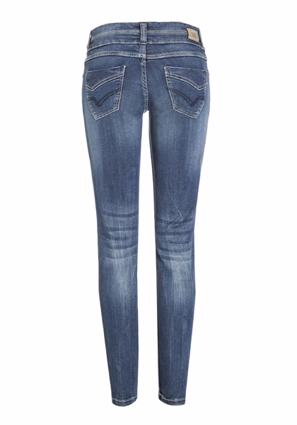 TIMEZONE Damen Jeans EnyaTZ Superstretch - Slim Fit  - Blau - Blue Royal Wash TIMEZONE Damen Jeans EnyaTZ Superstretch - Slim Fit  - Blau - Blue Royal Wash