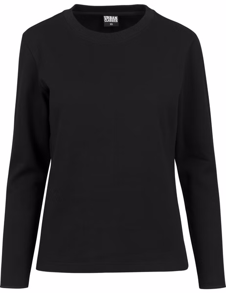 Urban Classics Damen Sweater Athletic Interlock Crewneck Urban Classics Damen Sweater Athletic Interlock Crewneck