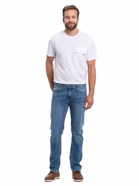 Cross Jeans Herren Jeans Damien - Slim Fit - Blau - Light Blue Cross Jeans Herren Jeans Damien - Slim Fit - Blau - Light Blue