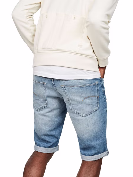 G-Star Herren Shorts 3301 1/2-Length - Blau - Light Aged G-Star Herren Shorts 3301 1/2-Length - Blau - Light Aged