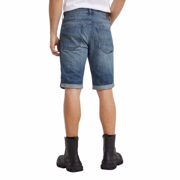 G-Star Herren Shorts 3301 1/2-Length - Blau - Medium Aged G-Star Herren Shorts 3301 1/2-Length - Blau - Medium Aged