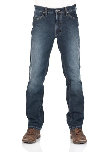 Mustang Herren Jeans Tramper - Straight Fit - Blau - Dark Washed