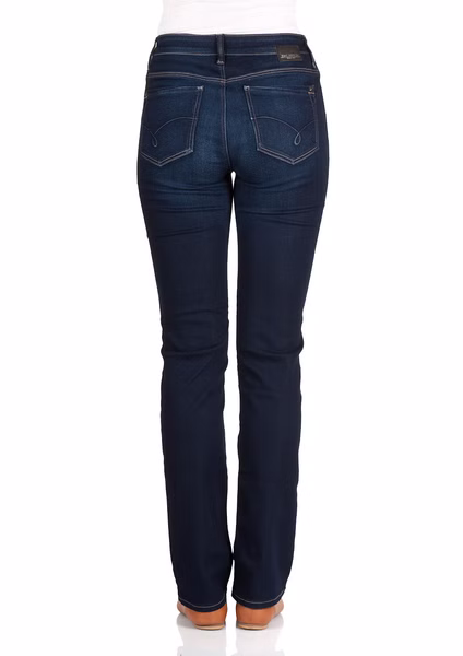 Mavi Damen Jeans Kendra - Straight Fit - Blau - Deep Uptown Str Mavi Damen Jeans Kendra - Straight Fit - Blau - Deep Uptown Str
