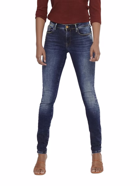 Only Damen Jeans onlSHAPE REG SK DNM JEANS REA4488 - Skinny Fit - Blau - Dark Blue Only Damen Jeans onlSHAPE REG SK DNM JEANS REA4488 - Skinny Fit - Blau - Dark Blue