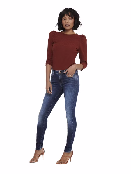 Only Damen Jeans onlSHAPE REG SK DNM JEANS REA4488 - Skinny Fit - Blau - Dark Blue Only Damen Jeans onlSHAPE REG SK DNM JEANS REA4488 - Skinny Fit - Blau - Dark Blue