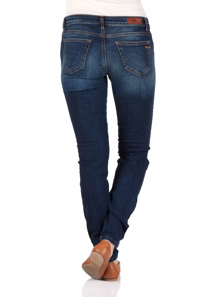 LTB Damen Jeans Clara Slim Fit - Blau - Saniel Wash LTB Damen Jeans Clara Slim Fit - Blau - Saniel Wash