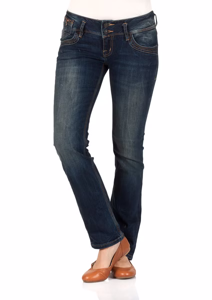 LTB Damen Jeans Jonquil Slim Straight - Blau - Malena Wash LTB Damen Jeans Jonquil Slim Straight - Blau - Malena Wash