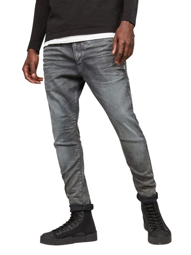 G-Star Herren Jeans D-Staq 3D - Skinny Fit - Grau - Dark Aged Cobler