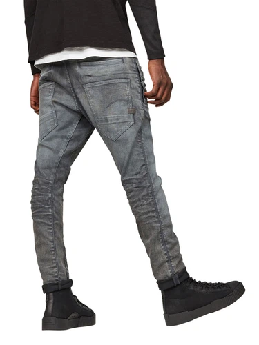 G-Star Herren Jeans D-Staq 3D - Skinny Fit - Grau - Dark Aged Cobler