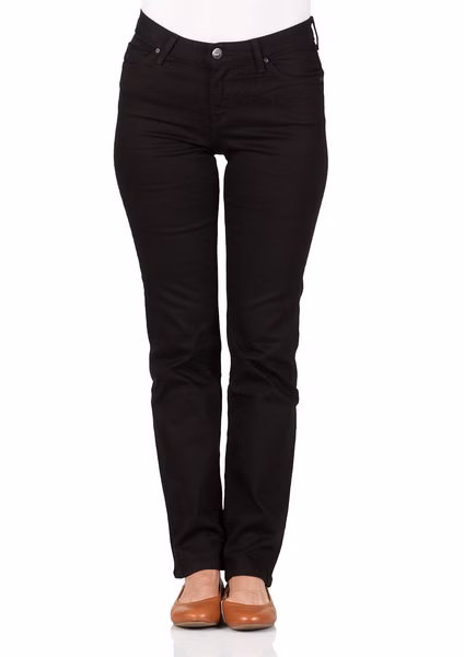 Lee Damen Jeans Marion - Straight Fit  - Schwarz - Black Rinse Lee Damen Jeans Marion - Straight Fit  - Schwarz - Black Rinse