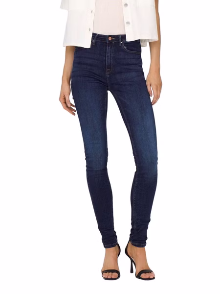 Only Damen Jeans onlPAOLA HW SK DNM JEANS AZGZ878  - Skinny Fit - Blau - Dark Blue Only Damen Jeans onlPAOLA HW SK DNM JEANS AZGZ878  - Skinny Fit - Blau - Dark Blue