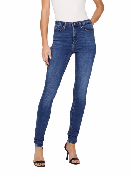 Only Damen Jeans onlPAOLA HW SK DNM JEANS AZG0007  - Skinny Fit - Blau - Medium Blue Only Damen Jeans onlPAOLA HW SK DNM JEANS AZG0007  - Skinny Fit - Blau - Medium Blue