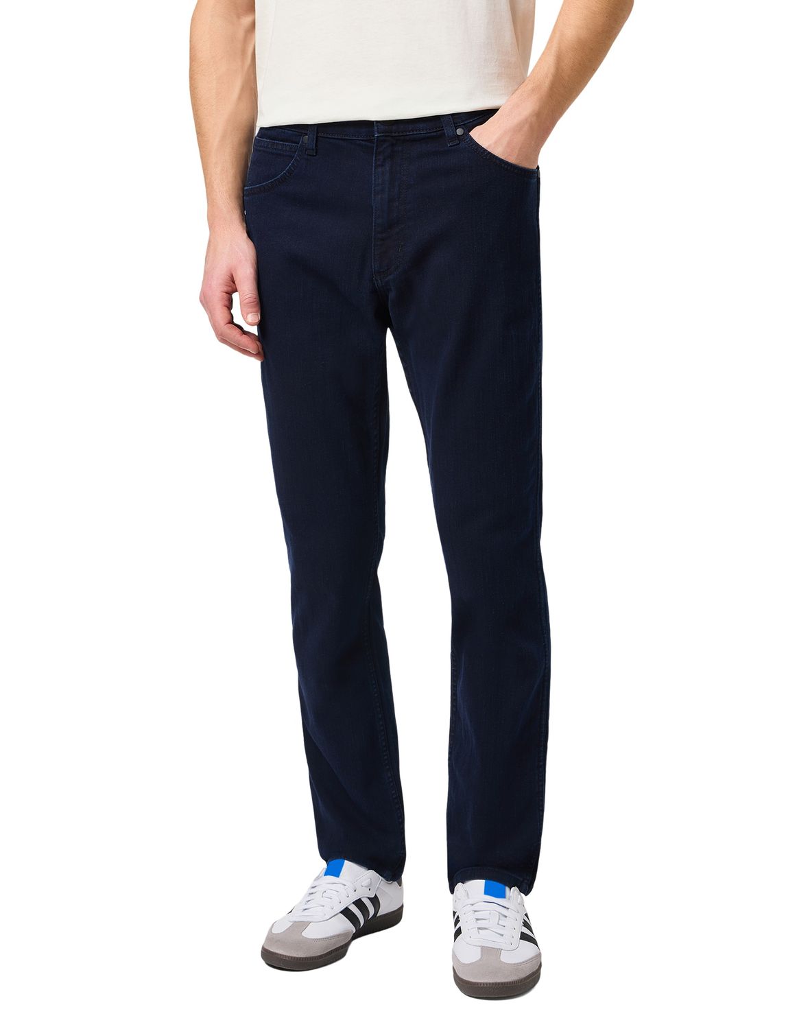 Thumbnail - Wrangler Herren Jeans Greensboro - Regular Fit - Blau - Black Back