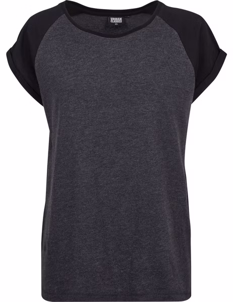 Urban Classics  Damen T-Shirt Contrast Raglan Urban Classics  Damen T-Shirt Contrast Raglan