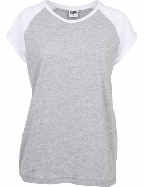 Urban Classics  Damen T-Shirt Contrast Raglan Urban Classics  Damen T-Shirt Contrast Raglan