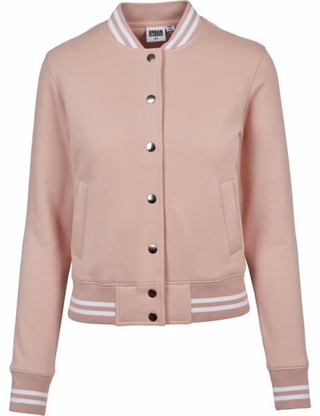 Urban Classics Damen College Sweat Jacket Urban Classics Damen College Sweat Jacket