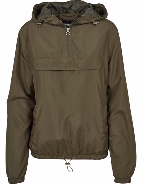 Urban Classics Damen Jacke Basic Pull Over Jacket Urban Classics Damen Jacke Basic Pull Over Jacket