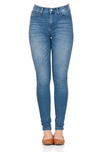 LTB Damen Jeans Amy - Skinny Fit - Blau - Erlina WashBlau