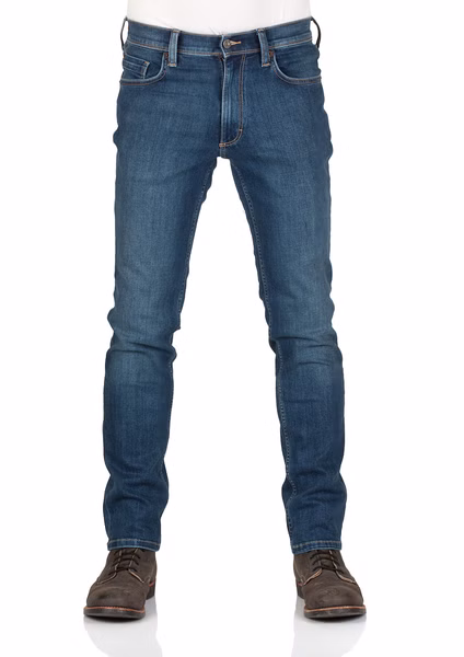 Mustang Herren Jeans Washington - Slim Fit - Blau - Dark Denim Blue Mustang Herren Jeans Washington - Slim Fit - Blau - Dark Denim Blue