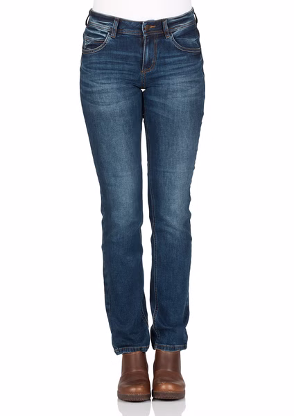 Tom Tailor Damen Jeans Alexa Straight  - Straight Fit - Blau - Mid Stone Wash Tom Tailor Damen Jeans Alexa Straight  - Straight Fit - Blau - Mid Stone Wash